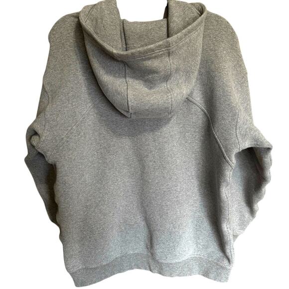 Lululemon All Yours Hoodie Sweatshirt Pullover Fleece Heathered Gray Size 12 - Picture 8 of 13